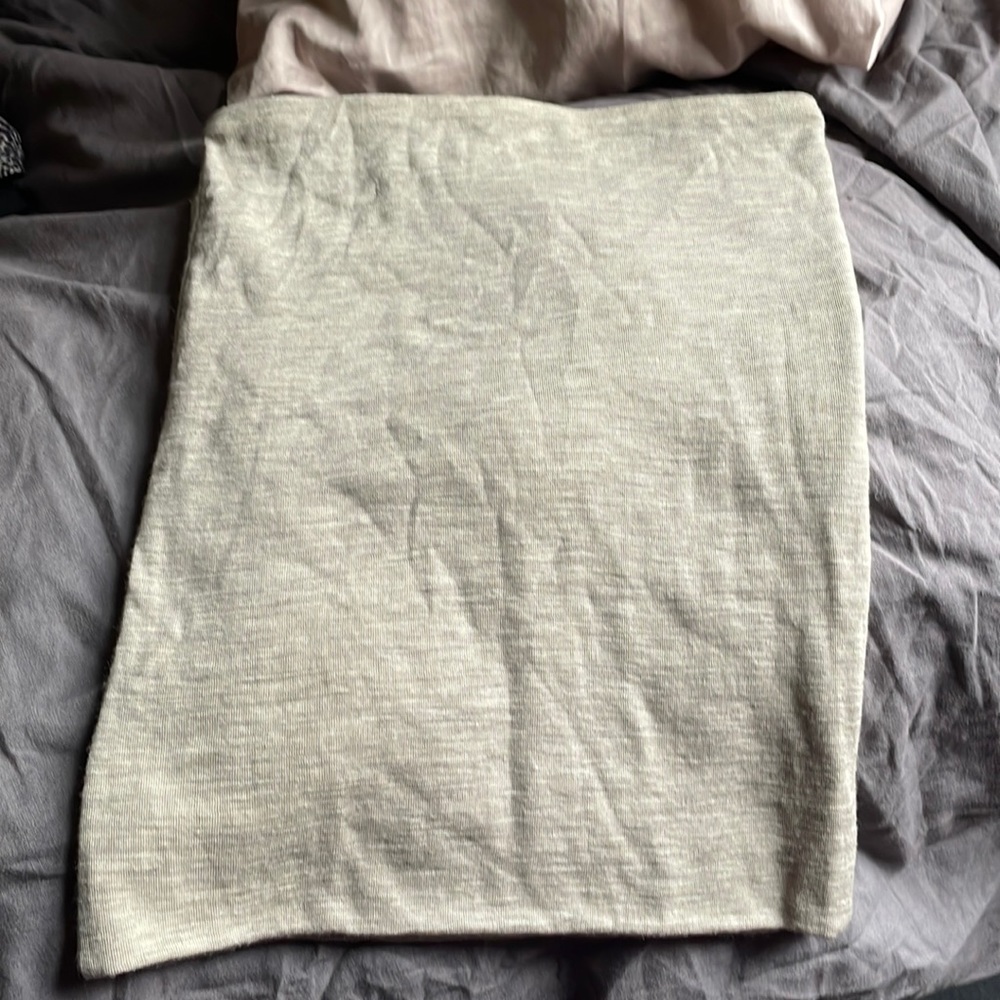 Emu Australia merino tube skirt GUC sz XS CREAM